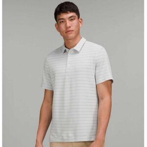 Lululemon Evolution Gray Short Sleeve Polo Shirt - L